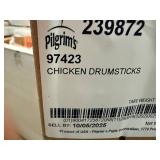 J. 2x 4lbs+ Pilgrims All Natural Chicken Drumsticks