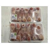 J. 2x 4lbs+ Pilgrims All Natural Chicken Drumsticks