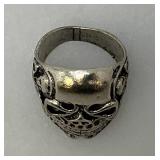Size 10 1/4 Mens Skull Ring