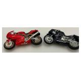 Group Of Misc. Miniature Die Cast Motorcycles