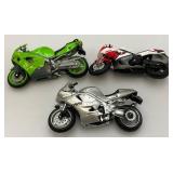 Group Of Misc. Miniature Die Cast Motorcycles
