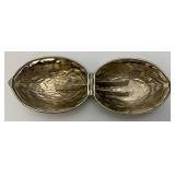Vintage Metal Nut Shaped Nut Cracker 3" x 3 1/2" x 5"