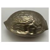 Vintage Metal Nut Shaped Nut Cracker 3" x 3 1/2" x 5"