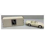 1991 AMT Ertl Promo Car Corvette Convertible Cascade White (New Old Stock)