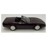 1992 AMT Ertl Promo Car Corvette Convertible Black Rose Metallic (New Old Stock)