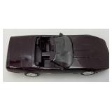 1992 AMT Ertl Promo Car Corvette Convertible Black Rose Metallic (New Old Stock)