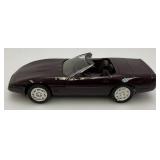 1992 AMT Ertl Promo Car Corvette Convertible Black Rose Metallic (New Old Stock)