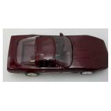 1993 AMT Ertl Promo Car 40TH Anniversary Corvette Convertible1 Ruby Red Mettallic (New Old Stock)