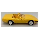 1995 AMT Ertl Promo Car Corvette Convertible Yellow (New Old Stock)
