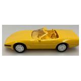 1995 AMT Ertl Promo Car Corvette Convertible Yellow (New Old Stock)