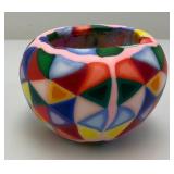 Vintage Abstract Glowing Candle 4"
