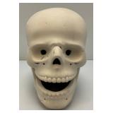 Large Vintage Ceramic Skull 6" x 8" x 9"