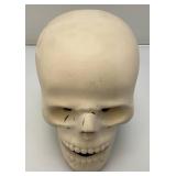 Large Vintage Ceramic Skull 6" x 8" x 9"