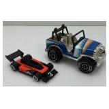 1979 Tonka Miniature Jeep 4 1/2" And Tonka Mini Racer No.3    3 1/2"