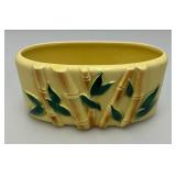 Vintage MCM Royal Copley Planter Tiki Bamboo 3" x 4" x 7 1/2"