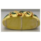 Vintage MCM Royal Copley Planter Tiki Bamboo 3" x 4" x 7 1/2"