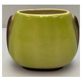 Vintage MCM Royal Copley Planter Green And Brown leaf 4" x 6" x 7 1/2"