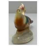 Vintage MCM Royal Copley Pheasant Statue 2" x 5" x 7"