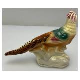 Vintage MCM Royal Copley Pheasant Statue 2" x 5" x 7"