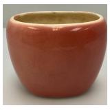Vintage MCM Royal Copley Dark Pink Black Off White Planter (Cracks In Cleasrcoat Inside) 3.5" x 4" x 5"