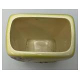 Vintage MCM Royal Copley Footed Sea Theme Lime green /Brown Seaweed And Grass  Planter 3" x 4 1/2" x 5 1/2"