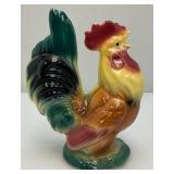 Vintage MCM Royal Copley Multicolored Rooster 3 1/2" x 6 1/2" x 8"