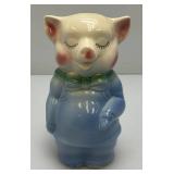 Vintage MCM Royal Copley Piggy Bank 6 1/4" Tall