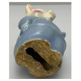 Vintage MCM Royal Copley Piggy Bank 6 1/4" Tall