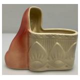 Vintage MCM Royal Windsor Madonna Planter Pink& Cream 6.25" Tall x 7.5" Long x 3.75" Wide