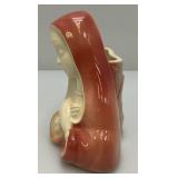 Vintage MCM Royal Windsor Madonna Planter Pink& Cream 6.25" Tall x 7.5" Long x 3.75" Wide