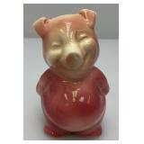 Vintage MCM Royal Copley 4 1/2" Tall Pink Piggy Bank