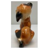 Vintage MCM Royal Copley 8 1/2" Tall Brown Spaniel Puppy Figurine