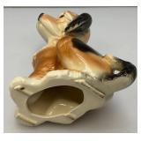 Vintage MCM Royal Copley 8 1/2" Tall Brown Spaniel Puppy Figurine