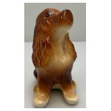 Vintage MCM Royal Copley 6" Tall Cocker Spaniel Puppy Sitting Figurine