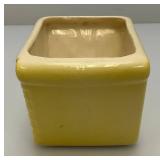 Vintage MCM Royal Copley Ribbed Planter Vase 3 1/4" x 3 1/2" x 5"