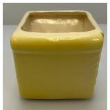 Vintage MCM Royal Copley Ribbed Planter Vase 3 1/4" x 3 1/2" x 5"