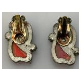 Vintage Handmade Sterling? And Turquise Earrings 14.22 Grams Overall
