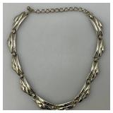 Vintage MONET Ornate Necklace 16.5" Overall
