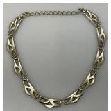 Vintage MONET Ornate Necklace 16.5" Overall