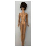 1958 Barbie Brunette Bubble Cut Doll In Original Box