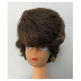 1958 Barbie Brunette Bubble Cut Doll In Original Box