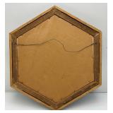 Vintage Mountain View Brand Apples Framed Behind Glass Advertisement  21" x 24"