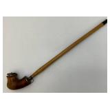 Vintage Unique Large Pipe 28" Needs Repair