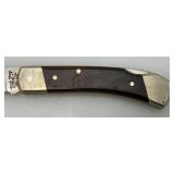 Vintage Schrade Uncle Henry LB5 Poket Knife With Leather Sheath