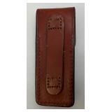 Vintage Schrade Uncle Henry LB5 Poket Knife With Leather Sheath