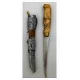 Misc. Collection Of Vintage Knives Including Colonial, Purina Advertisement And More