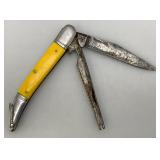 Misc. Collection Of Vintage Knives Including Colonial, Purina Advertisement And More