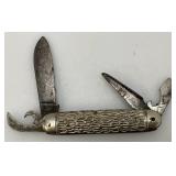 Misc. Collection Of Vintage Knives Including Colonial, Purina Advertisement And More