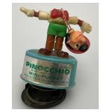Group Of Misc. Mini Toy Puppets Including Jiminy Cricket And more