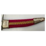 Pair Of Vintage Collectible Unique Knives Made In India 4 3/4" With Sheaths